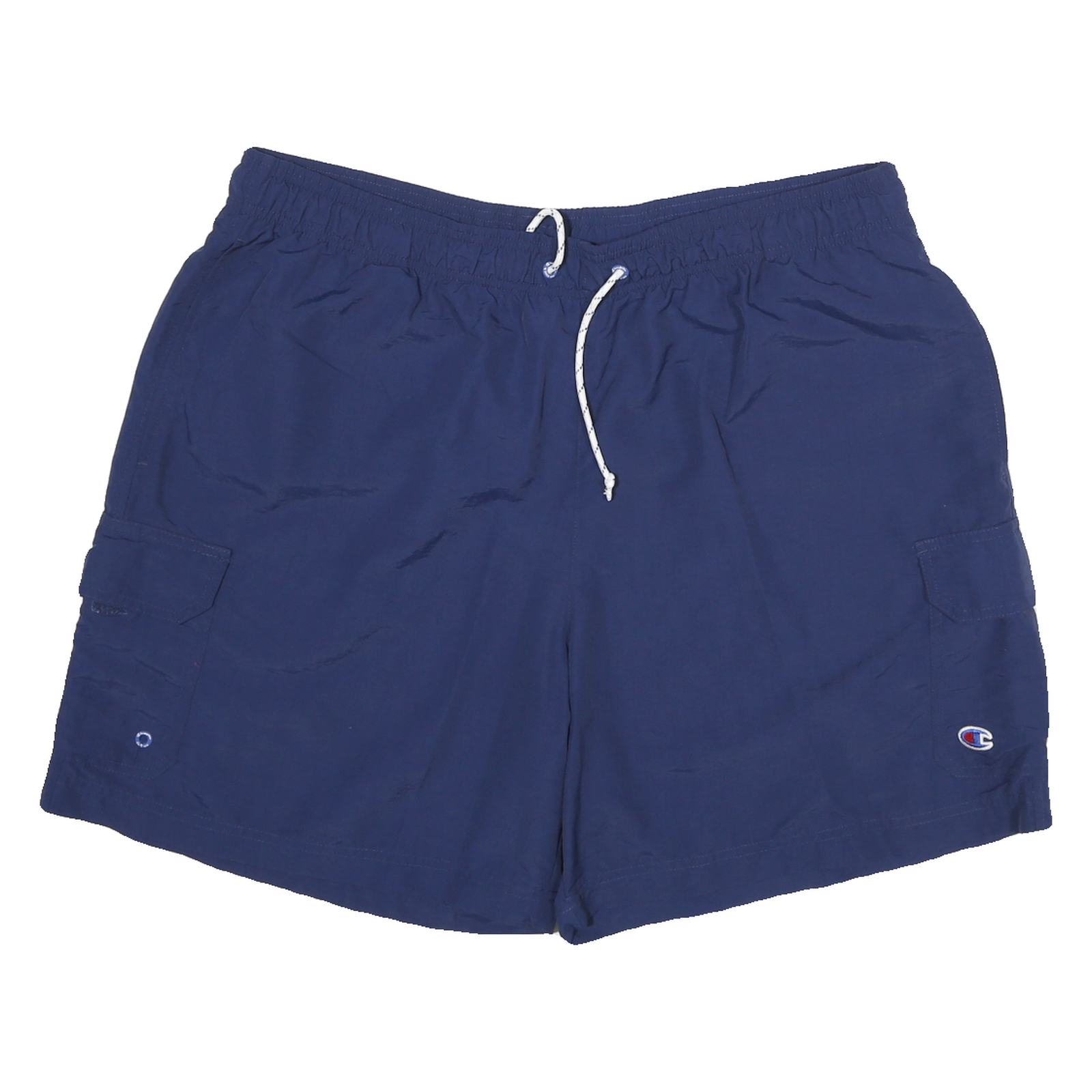 CHAMPION Mens Shorts Blue XL W36 Casual Cargo Pockets Drawstring Refurbished - N/A refurbished available on Cerqular
