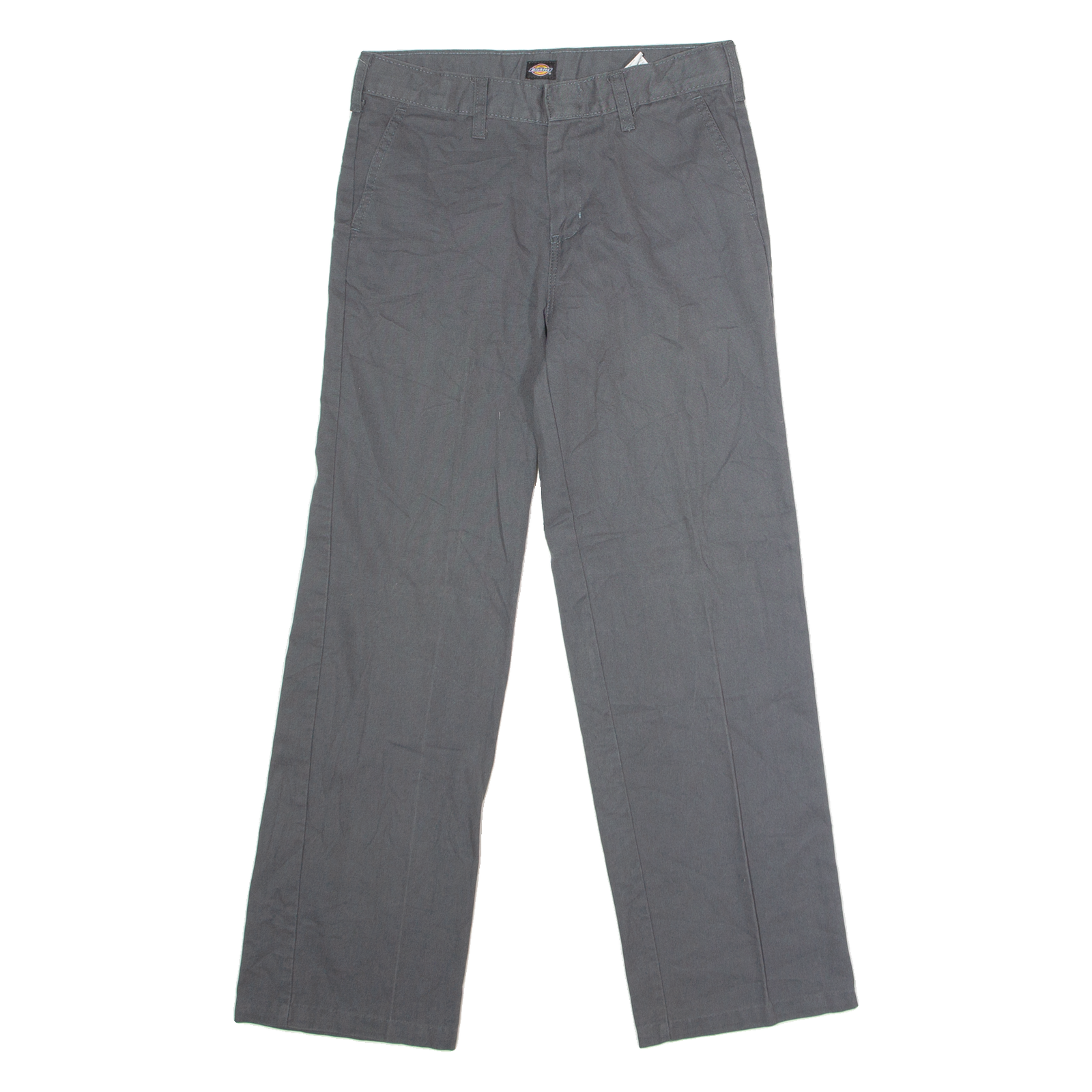 DICKIES Workwear Womens Trousers Grey Regular Straight W28 L27 Refurbished - N/A refurbished available on Cerqular