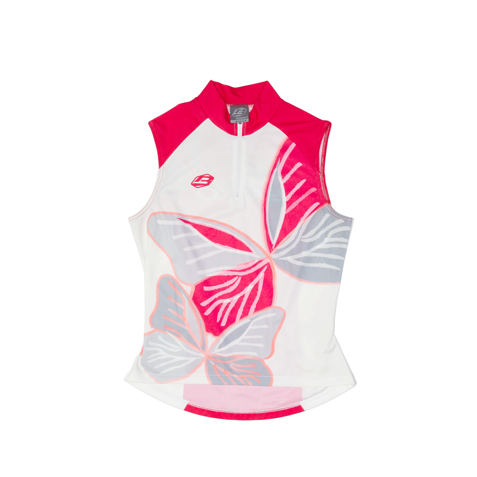 BRIKO Cycling Womens Jersey Pink Sleeveless 1/4 Zip M Refurbished - N/A refurbished available on Cerqular