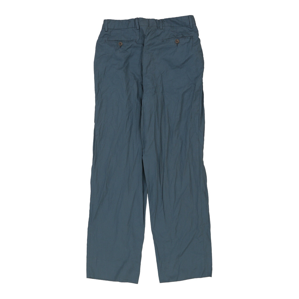 Unbranded Trousers - 30W 30L Blue Cotton Refurbished - Thrifted (note: this is a term often used to describe second- refurbished available on Cerqular