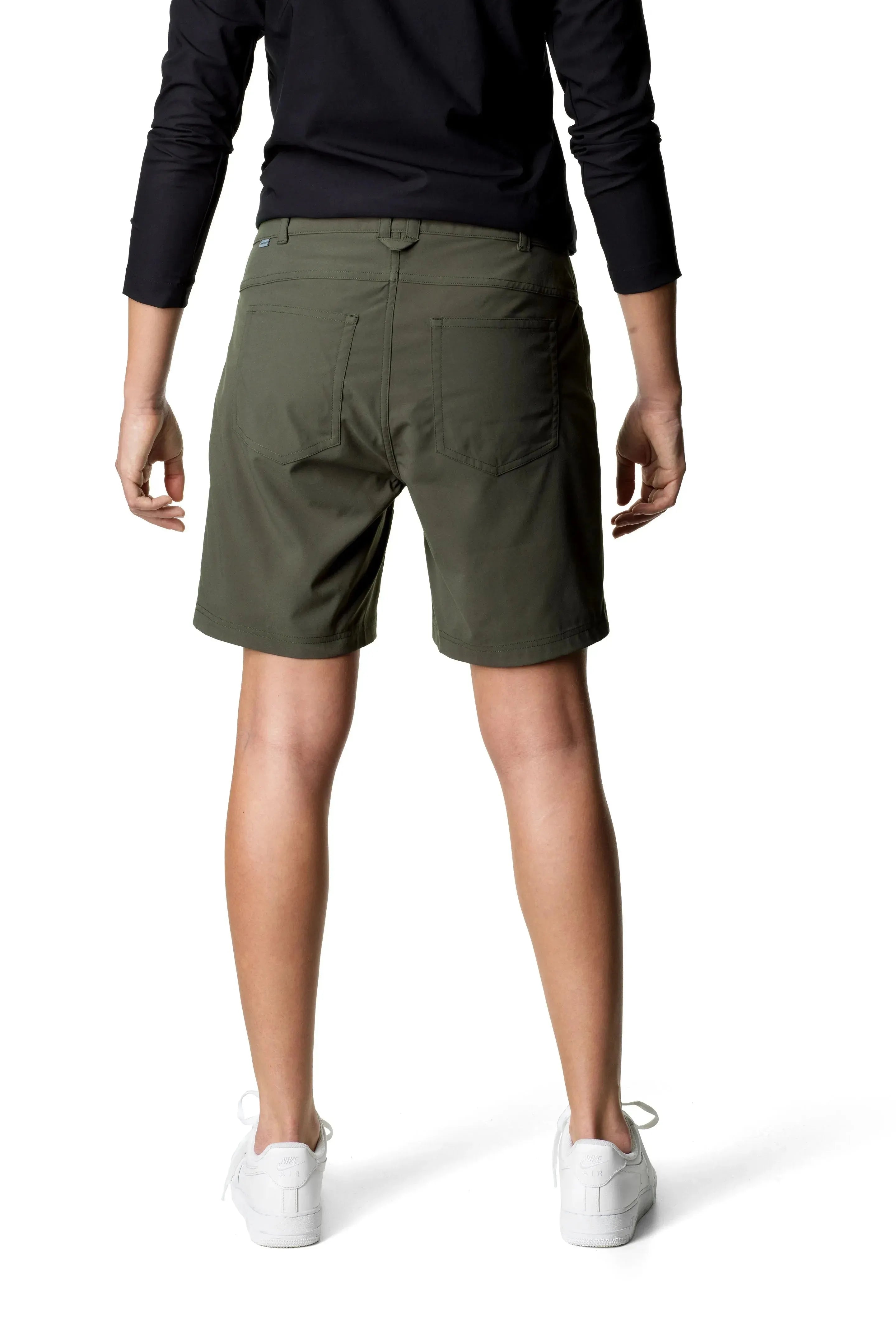 W's Dock Shorts | Color: baremark green | Size: M Refurbished - Houdini Sportswear refurbished available on Cerqular