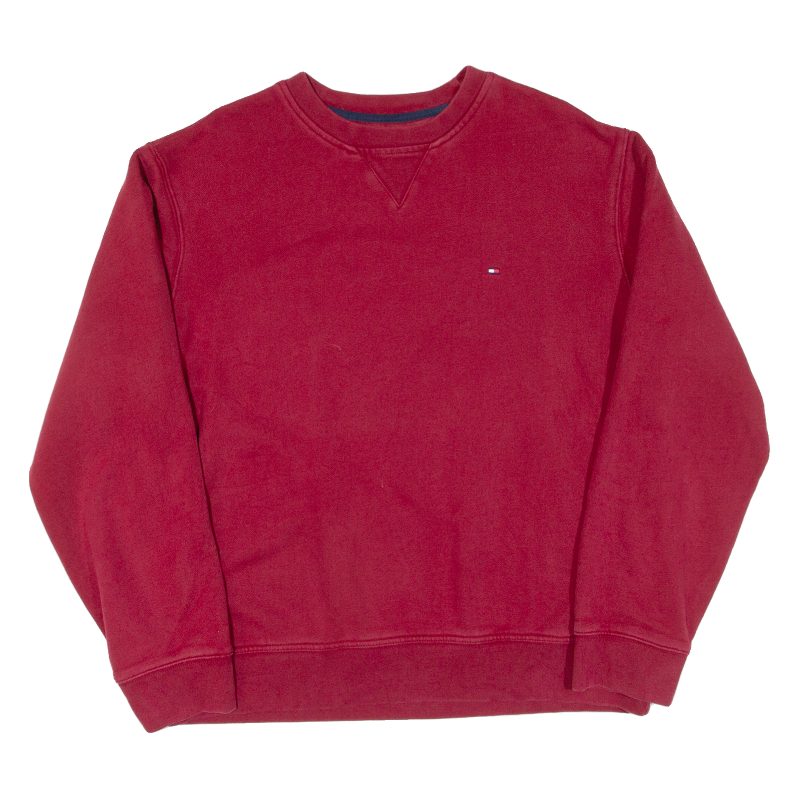 TOMMY HILFIGER Mens Sweatshirt Red L Refurbished - N/A refurbished available on Cerqular