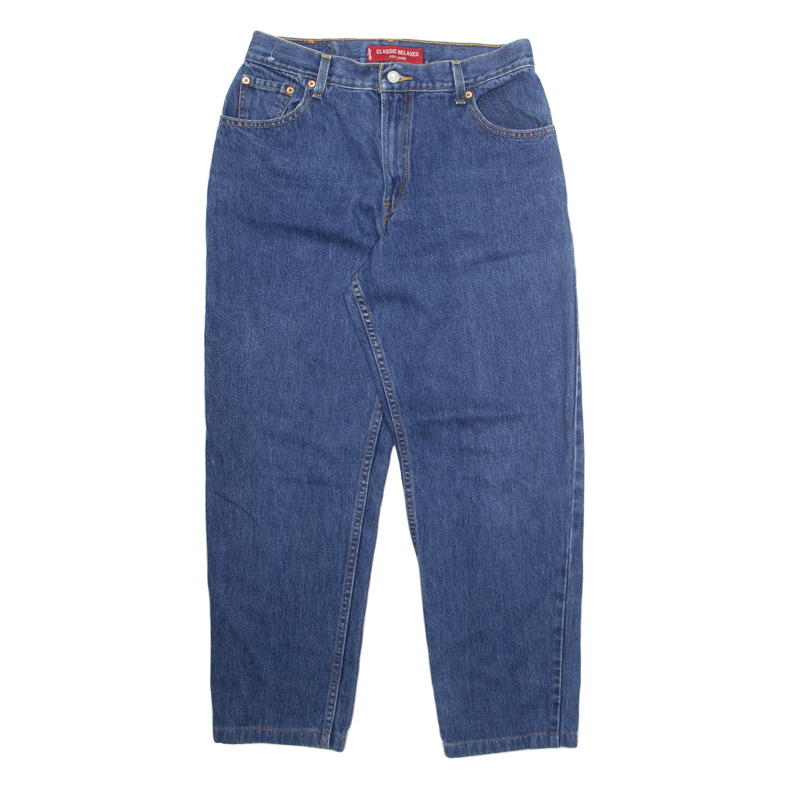 LEVI'S Womens Jeans Blue Regular Tapered W30 L28 Refurbished - N/A refurbished available on Cerqular