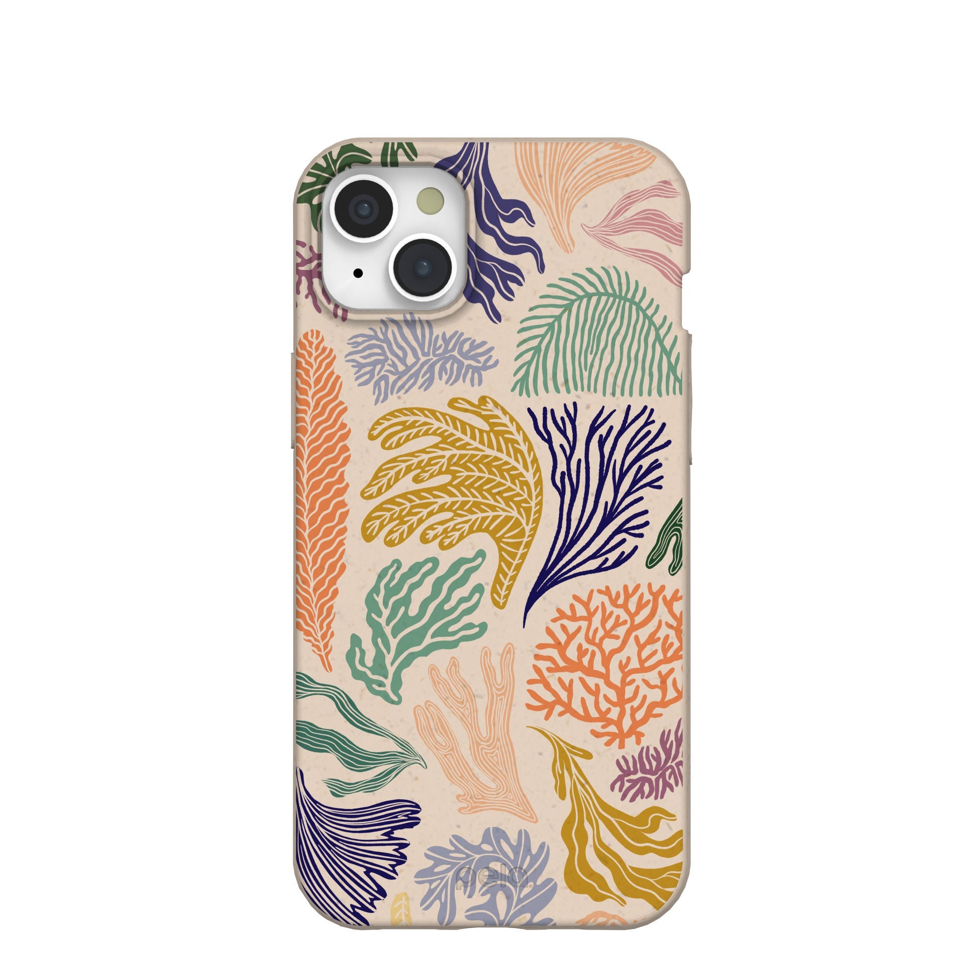 Seashell Coral Dreams iPhone 15 Plus Case Refurbished - Pela Case refurbished available on Cerqular