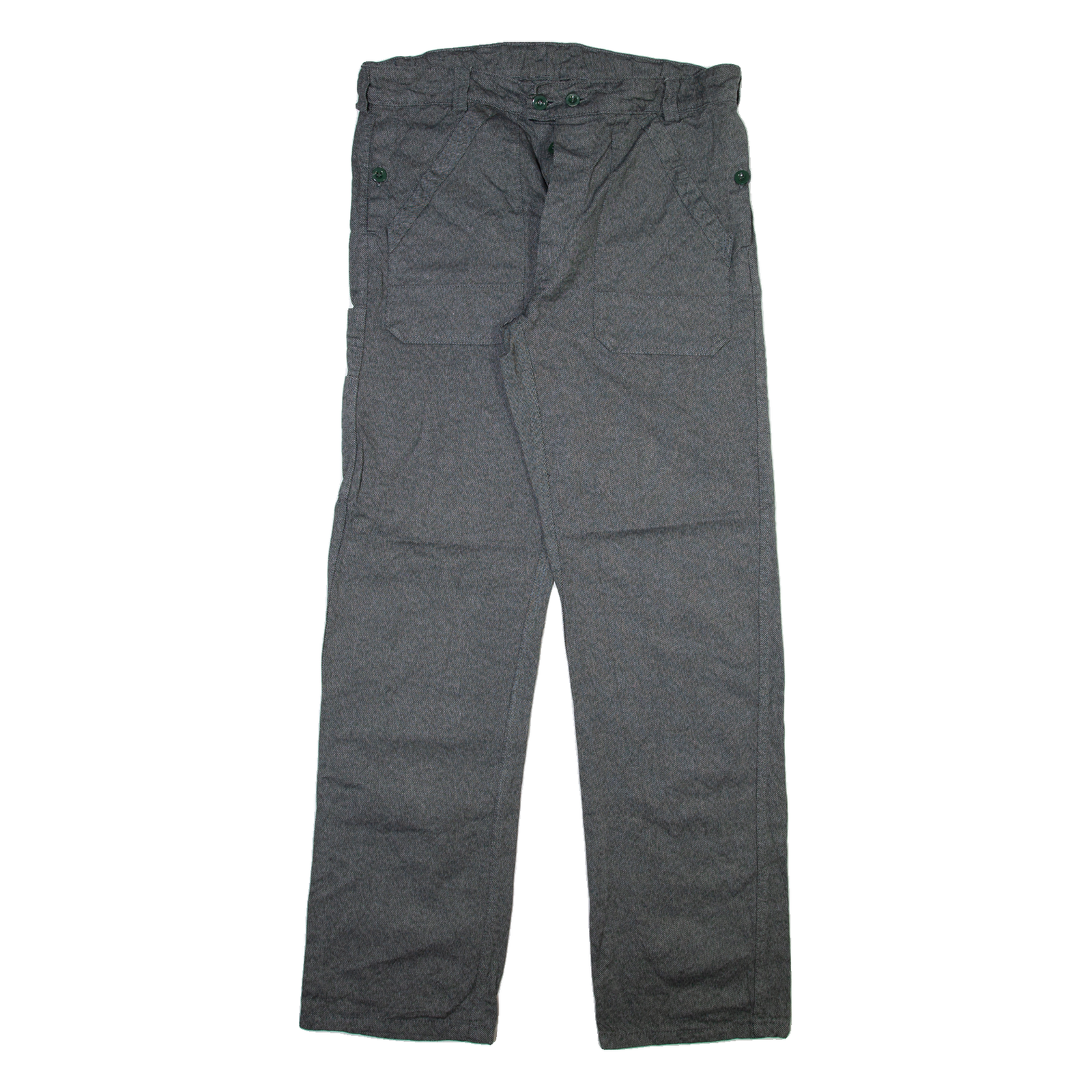 FISCHER PECHEUR Workwear Mens Trousers Grey Regular Straight W36 L34 Refurbished - N/A refurbished available on Cerqular