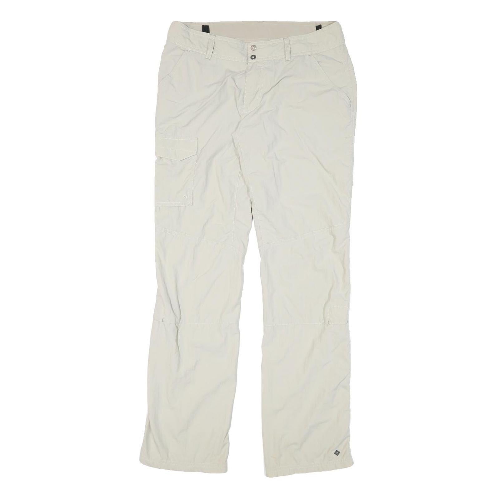 COLUMBIA Womens Regular Beige Polyester Blend Zip Trousers Cargo W31 L31 Outdoor Refurbished - N/A refurbished available on Cerqular