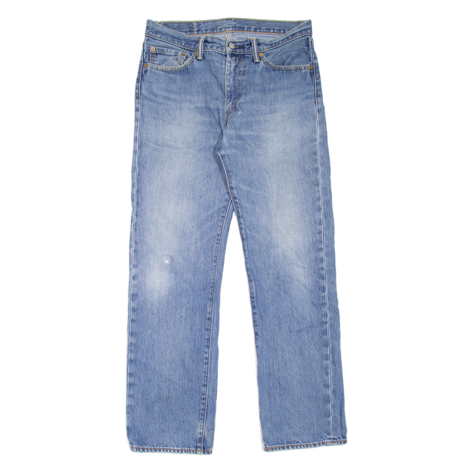 LEVI'S 751 Jeans Mens Blue Regular Straight Stone Wash W33 L32 Refurbished - N/A refurbished available on Cerqular