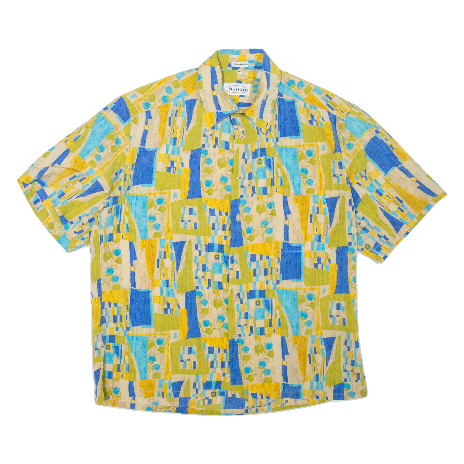 Buy MASOTTI Mens Shirt Yellow Viscose Crazy Pattern M Refurbished - $18.19 MASOTTI Mens Shirt Yellow Viscose Crazy Pattern M Refurbished - N/A refurbished available on Cerqular