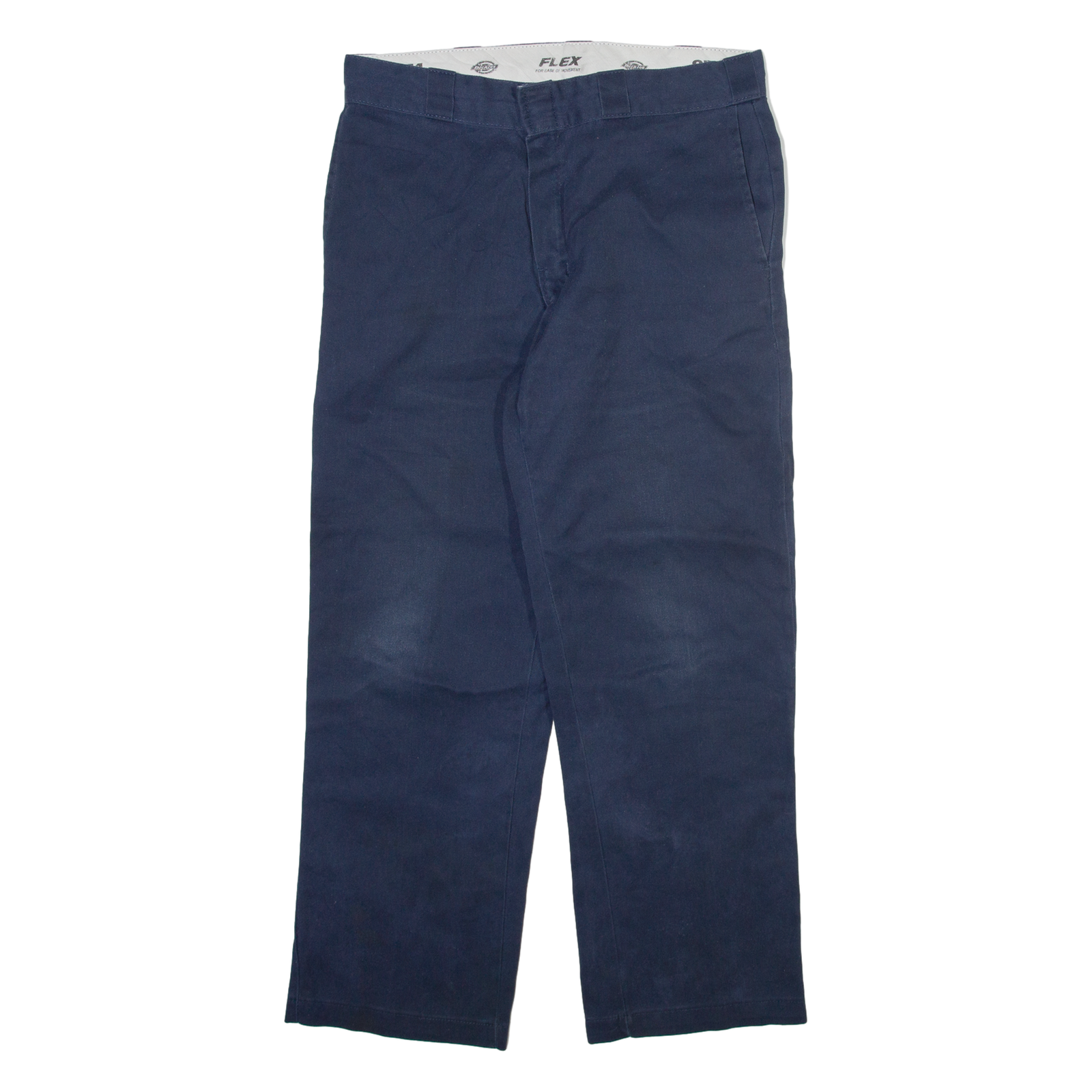 DICKIES 874 Workwear Mens Trousers Blue Regular Straight W32 L28 Refurbished - N/A refurbished available on Cerqular