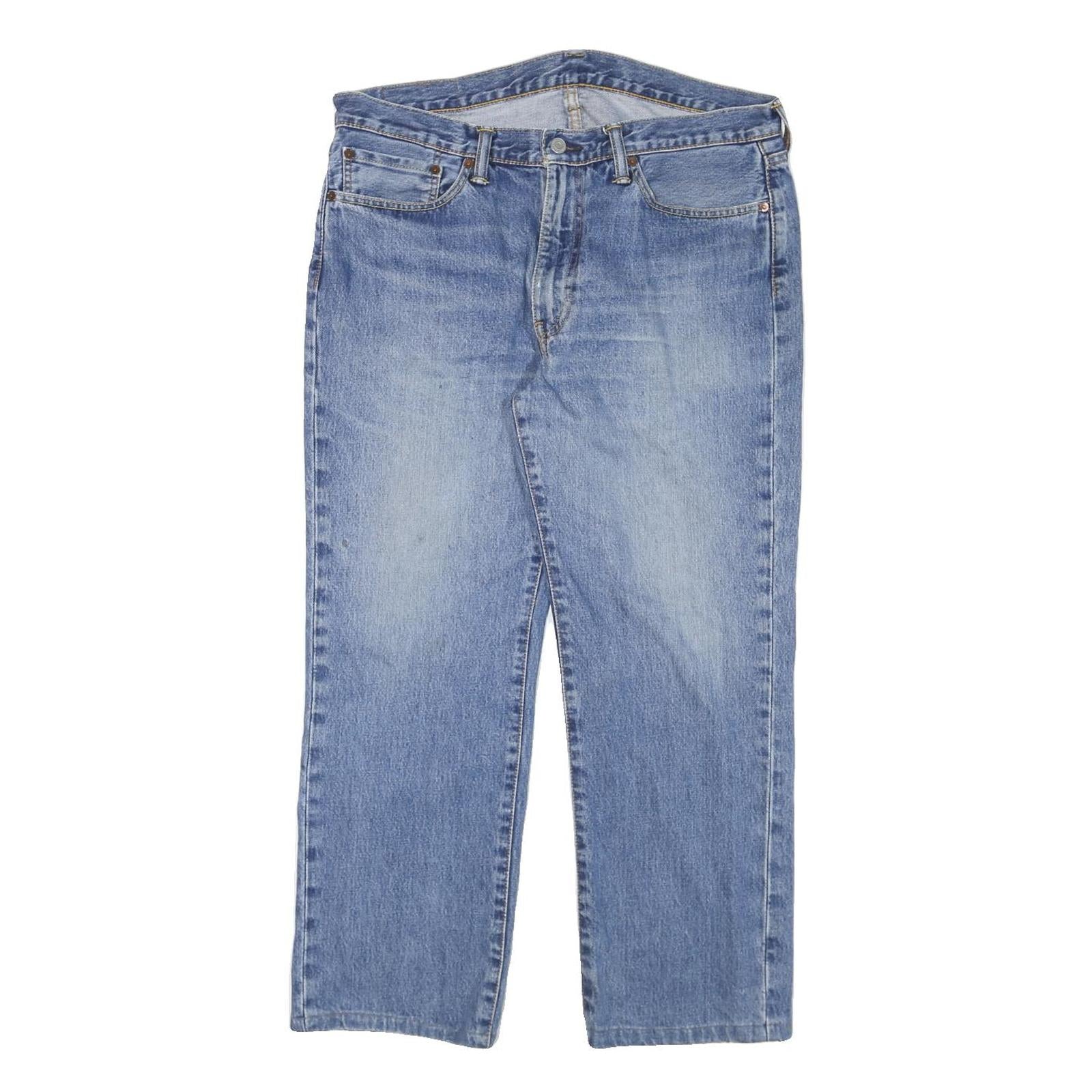 LEVI'S 514 Mens Slim Blue Denim Medium W36 L27 Jeans Zip Classic Fit Refurbished - N/A refurbished available on Cerqular