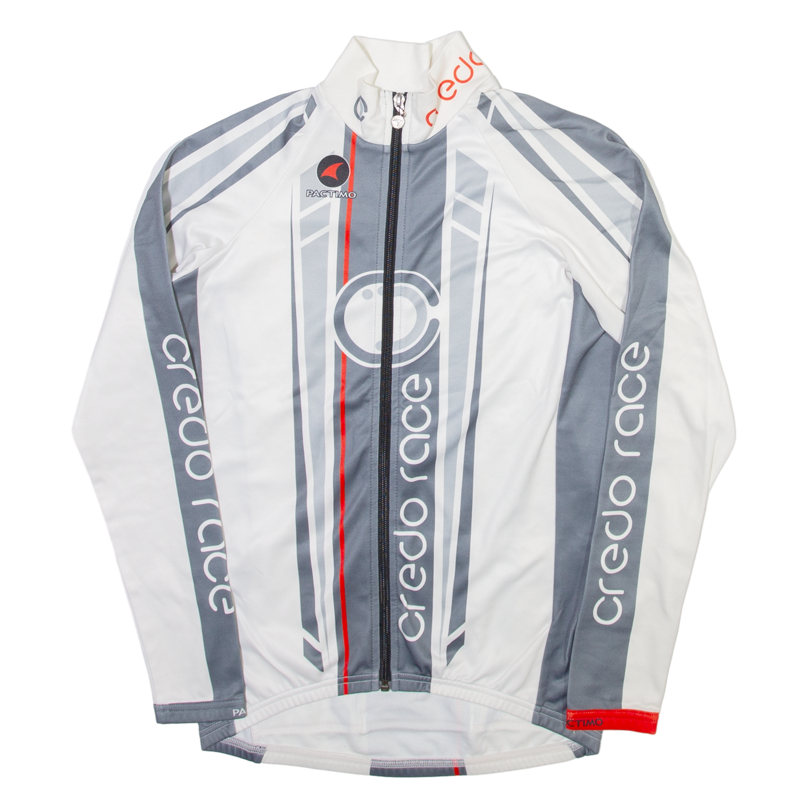 PACTIMO Full Zip Mens Jersey White Long Sleeve XS Refurbished - N/A refurbished available on Cerqular