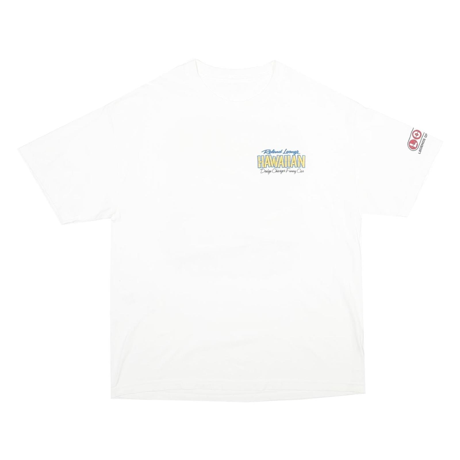 Mens White Hawaiian Graphic T-Shirt XL Short Sleeve Crew Neck Cotton Refurbished - N/A refurbished available on Cerqular