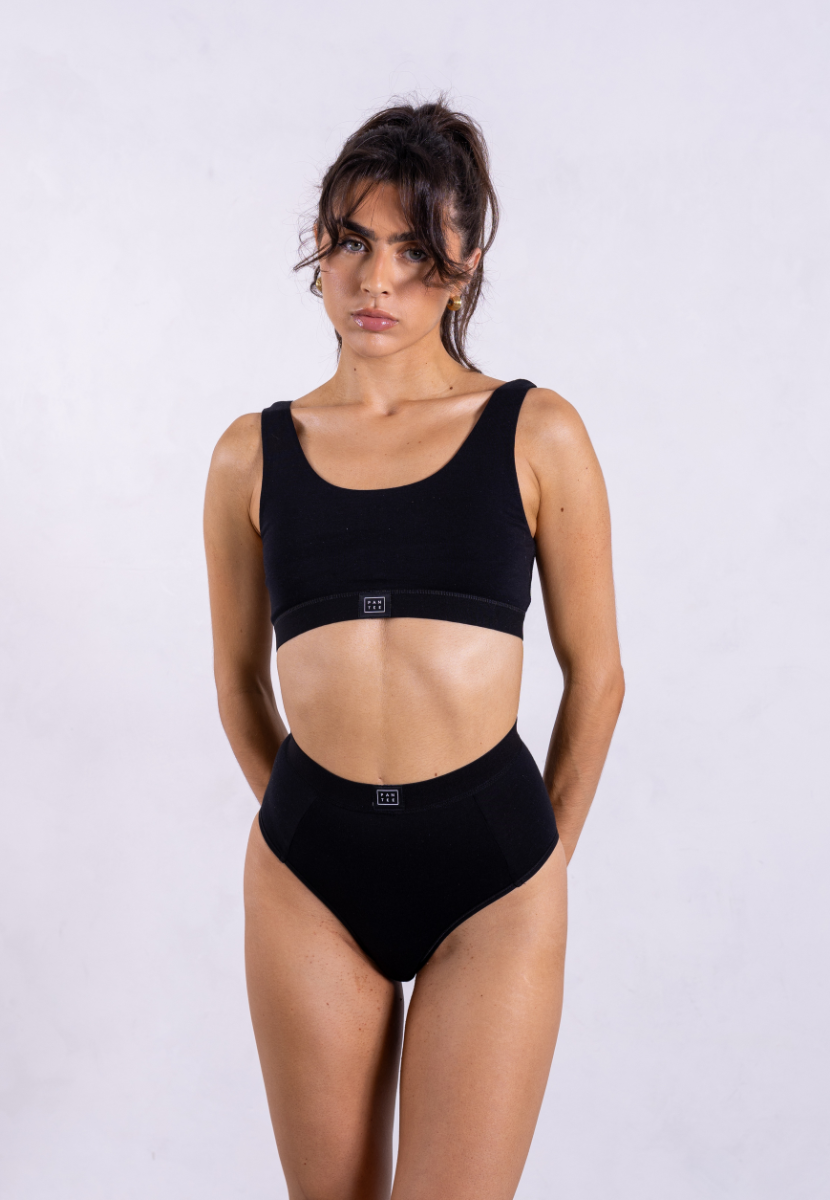 High Waisted Briefs, Black | Size: XS Refurbished - N/A (Note: It's possible that "Pantee" refurbished available on Cerqular