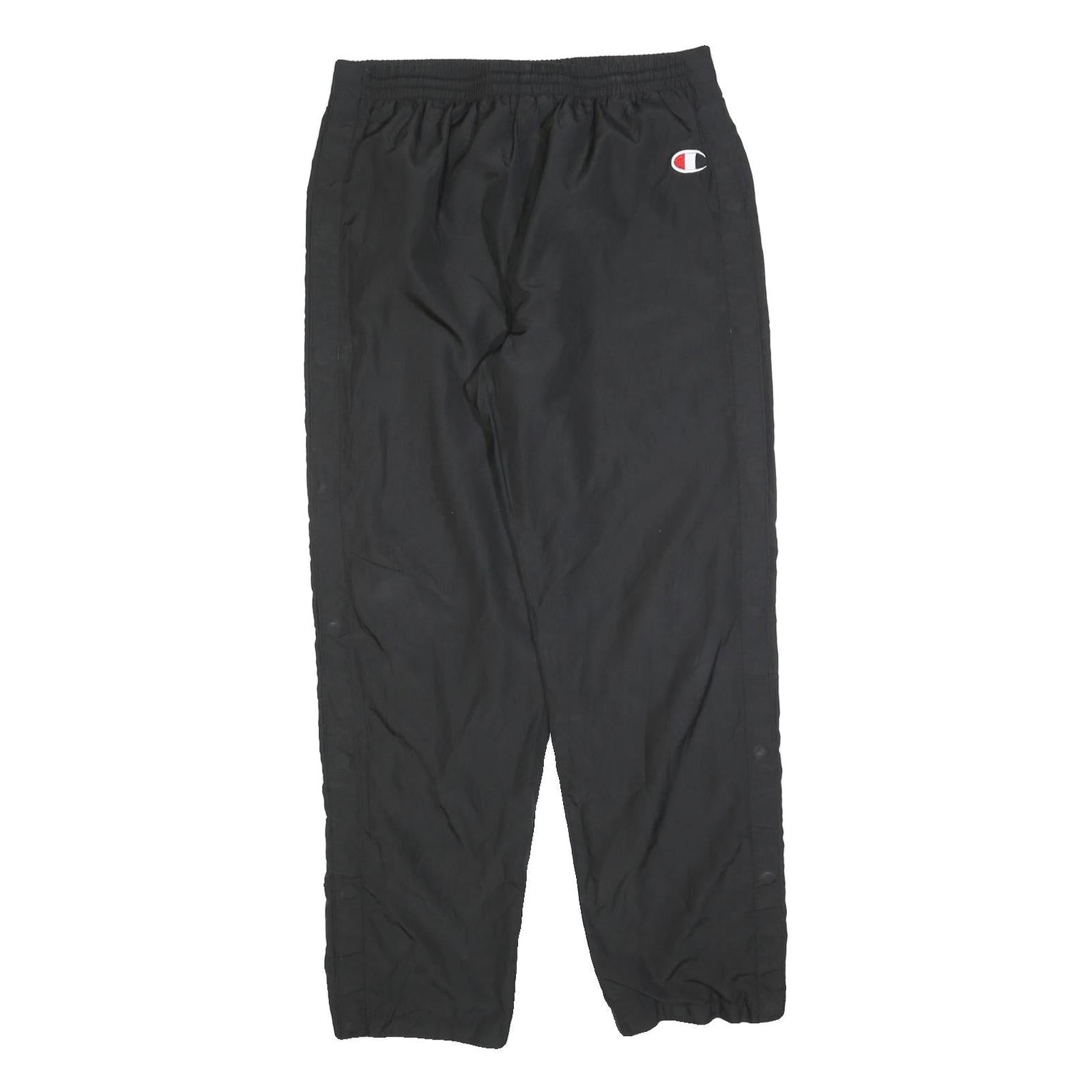 Buy CHAMPION Mens Joggers Black Regular Tapered M W30 L30 Polyester Sports Logo Refurbished - $25.99 CHAMPION Mens Joggers Black Regular Tapered M W30 L30 Polyester Sports Logo Refurbished - N/A refurbished available on Cerqular
