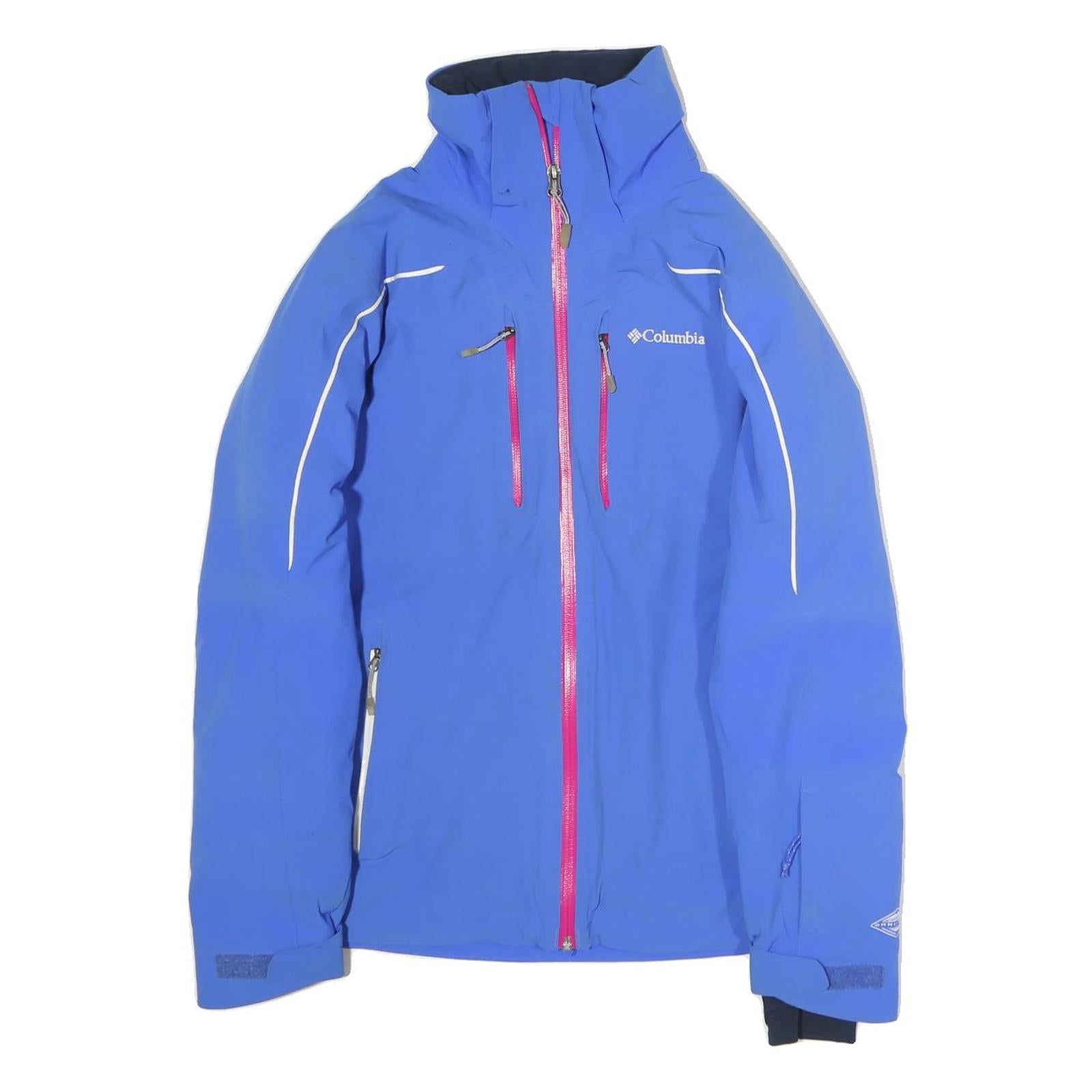 COLUMBIA Womens Blue Outdoor Jacket S Polyester Zip Plain Lightweight Sports Refurbished - N/A refurbished available on Cerqular