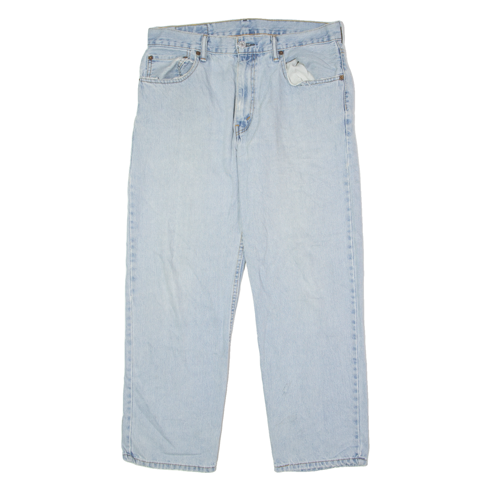 LEVI'S 550 Mens Jeans Blue Relaxed Straight W34 L26 Refurbished - N/A refurbished available on Cerqular