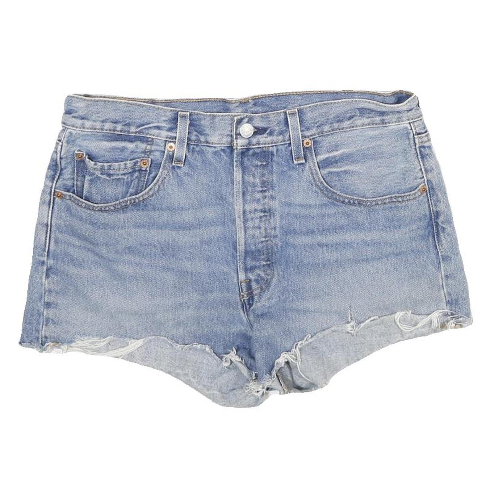 Buy LEVI'S Womens Denim Blue Cut-Off Shorts M W31 Frayed Hem Casual Summer Refurbished - $22.09 LEVI'S Womens Denim Blue Cut-Off Shorts M W31 Frayed Hem Casual Summer Refurbished - N/A refurbished available on Cerqular