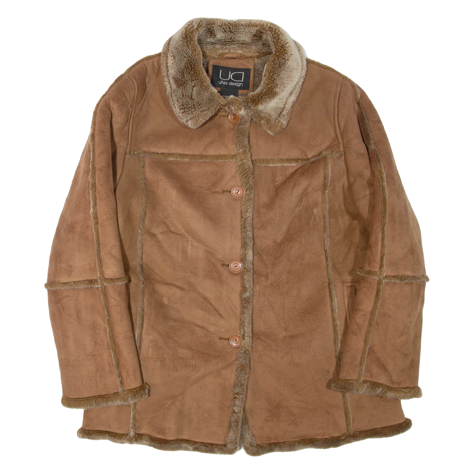 UTEX DESIGNS Womens Jacket Brown M Refurbished - N/A refurbished available on Cerqular