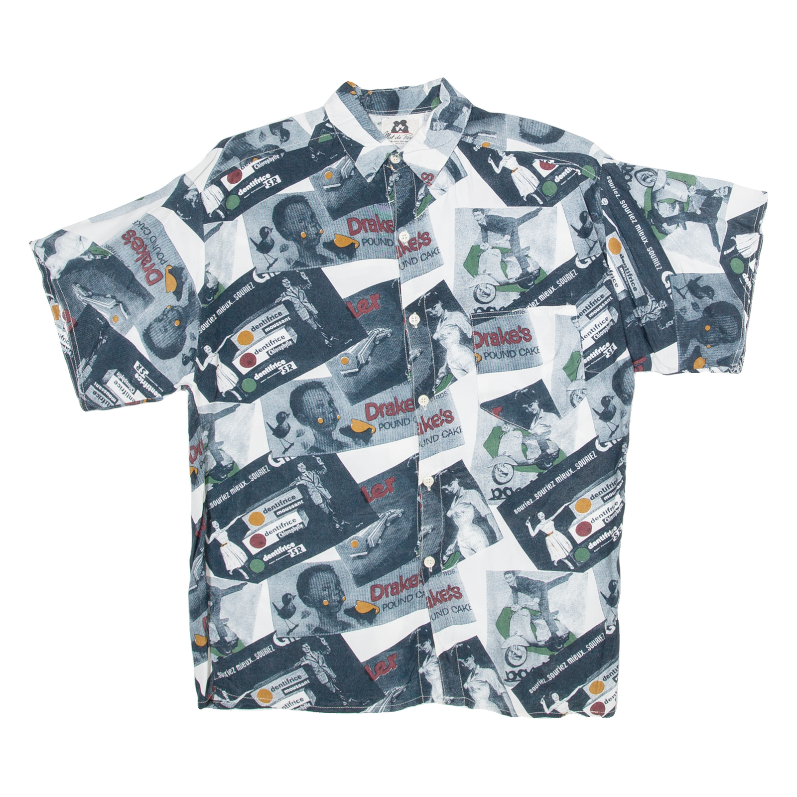 NOT DE PASSE Mens Shirt Grey S Refurbished - N/A refurbished available on Cerqular