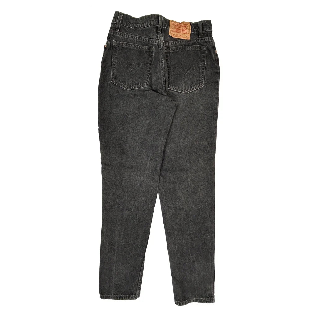 512 Levis Slim Fit Jeans - 29W UK 10 Black Cotton Refurbished - Thrifted (note: this is a term often used to describe second- refurbished available on Cerqular