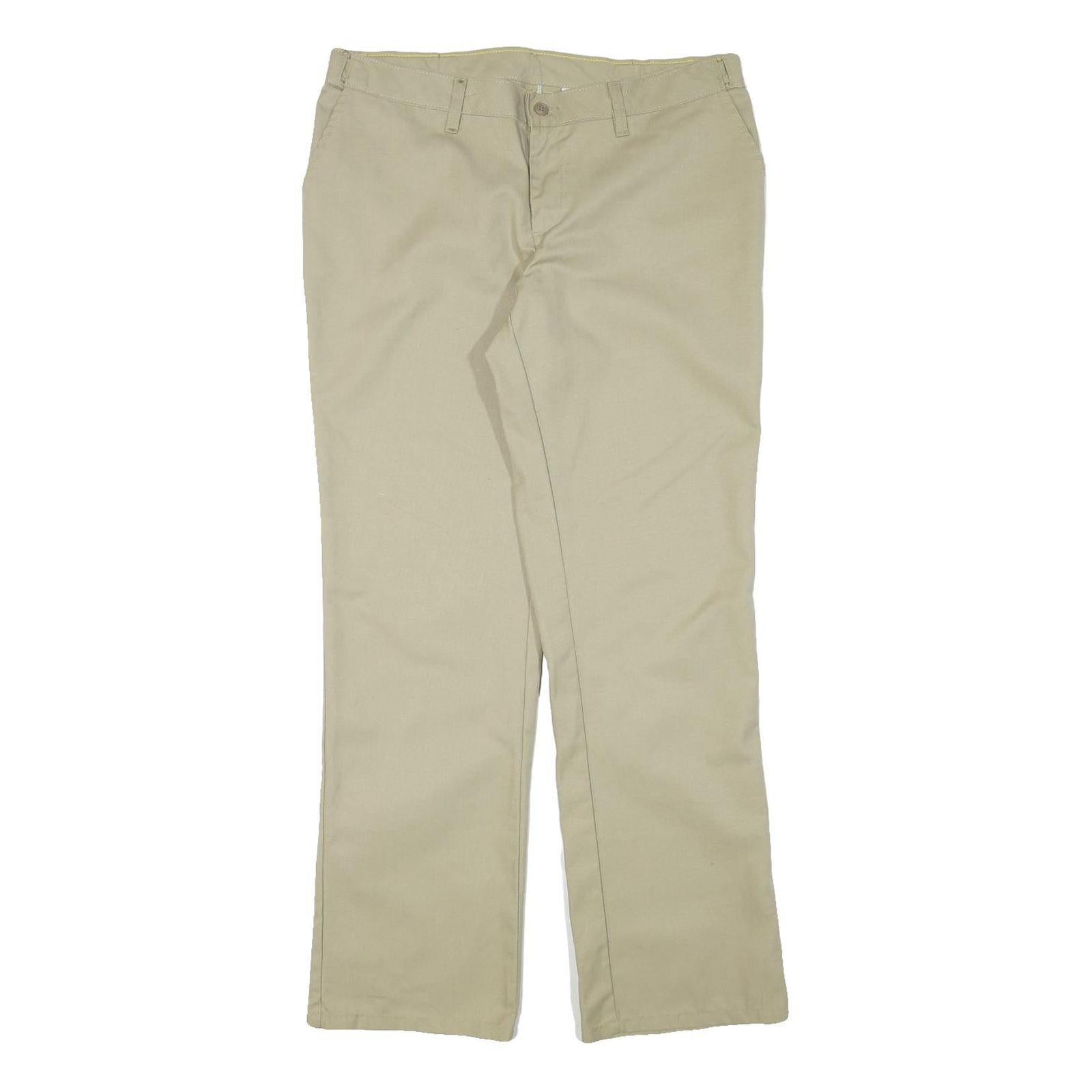 Buy DICKIES Womens Cotton Blend Beige Regular Fit Straight Leg Trousers W34 L31 Refurbished - $42.89 DICKIES Womens Cotton Blend Beige Regular Fit Straight Leg Trousers W34 L31 Refurbished - N/A refurbished available on Cerqular