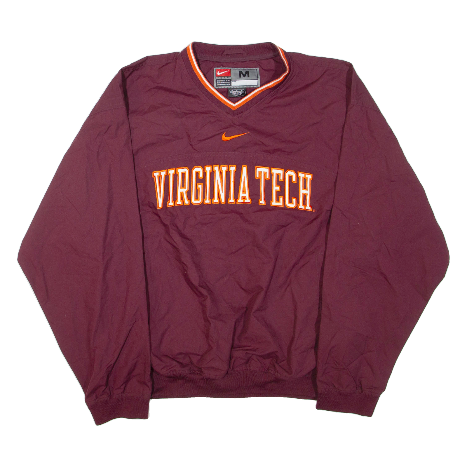 NIKE Virginia Tech Mens Pullover Jacket Purple USA M Refurbished - N/A refurbished available on Cerqular