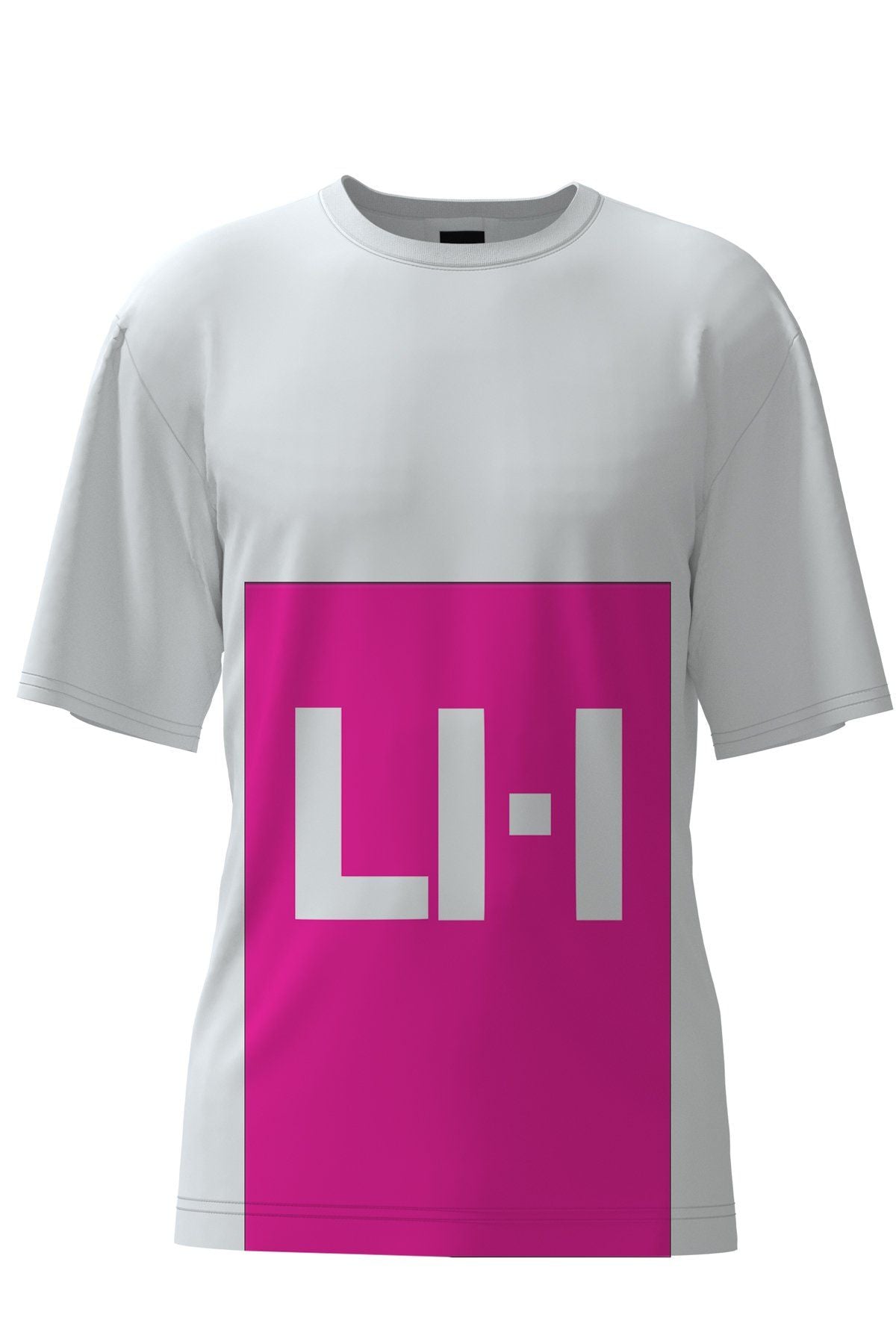 LH Logo T-shirt in White & Pink | Size: XL Refurbished - N/A (Note: There is no well-known brand by this name refurbished available on Cerqular