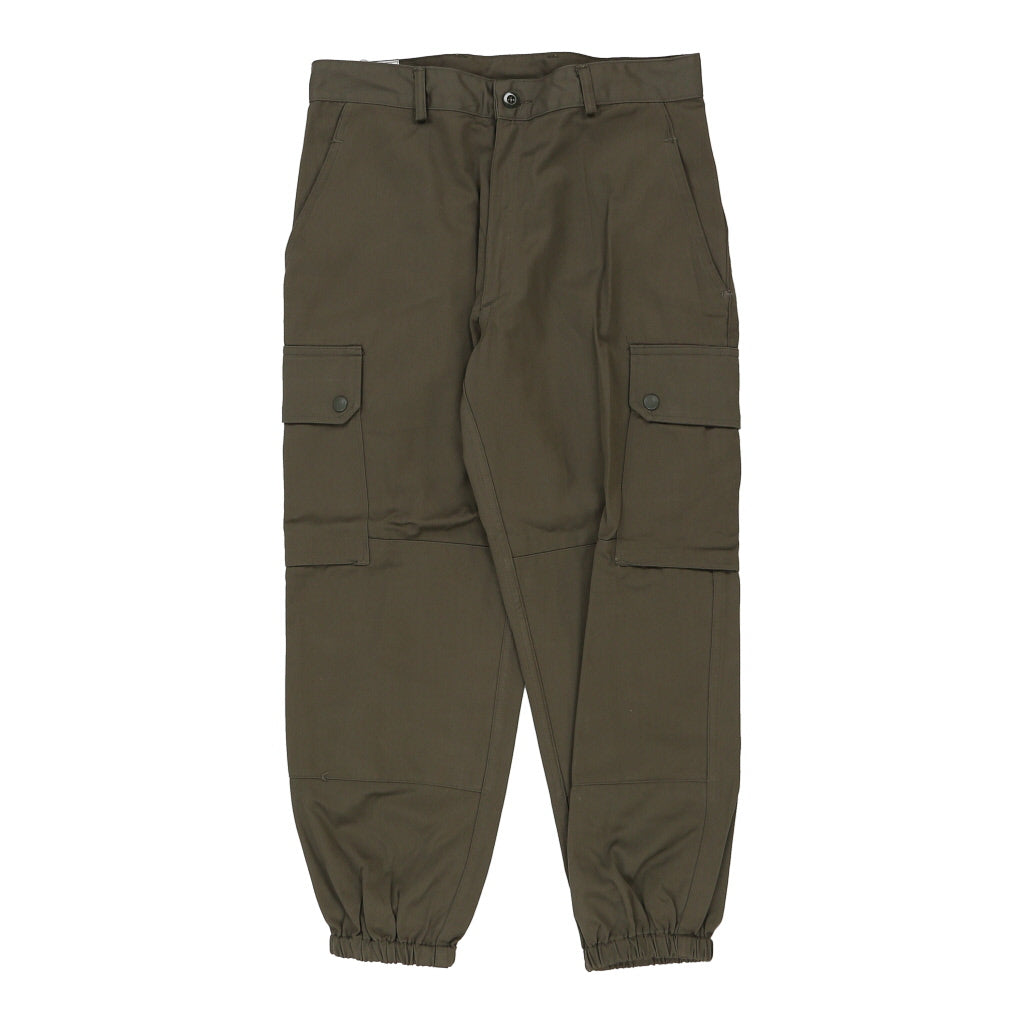 Unbranded Cargo Trousers - 32W 27L Khaki Cotton Refurbished - Thrifted (note: this is a term often used to describe second- refurbished available on Cerqular