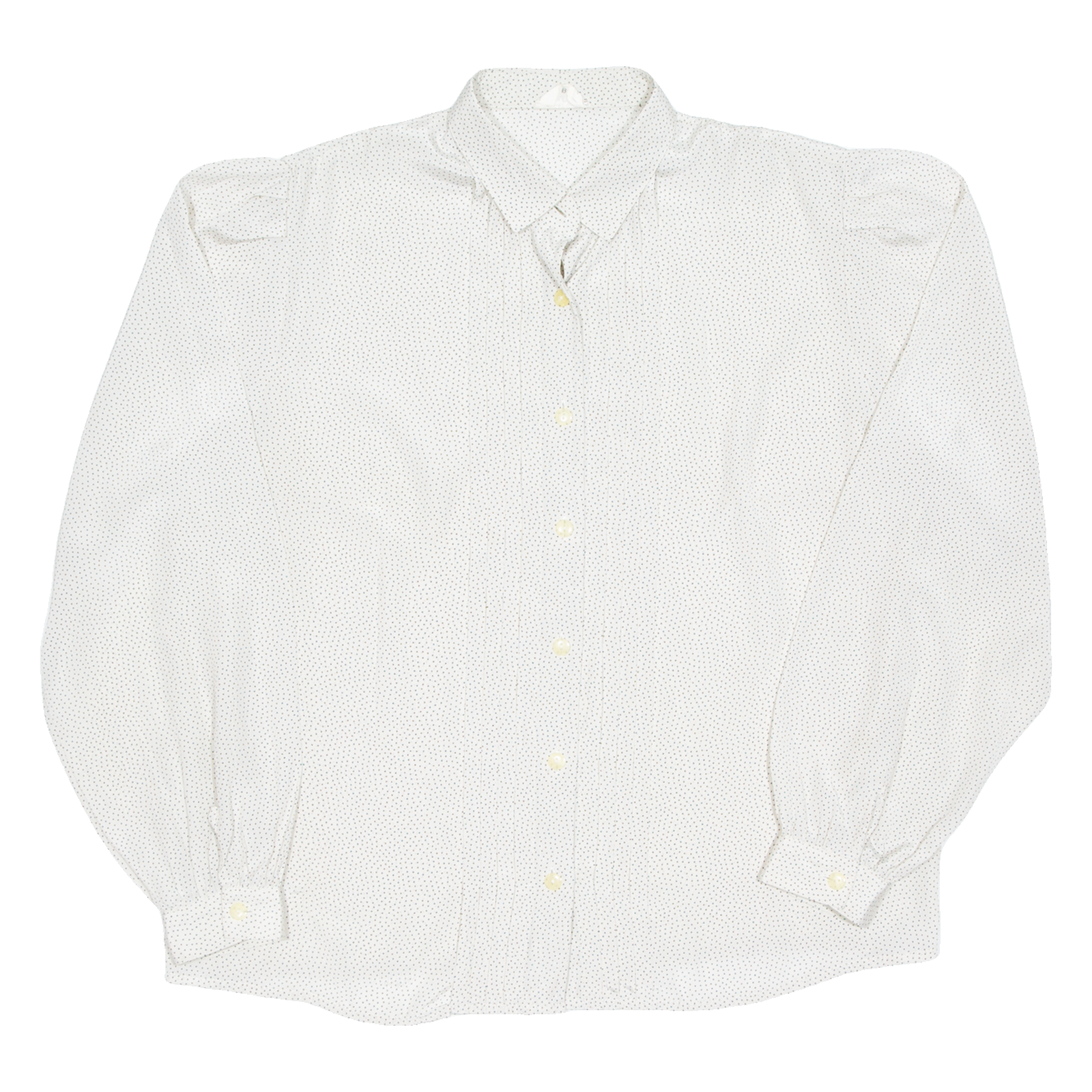Womens Printed Blouse Beige Long Sleeve Spotted L Refurbished - N/A refurbished available on Cerqular