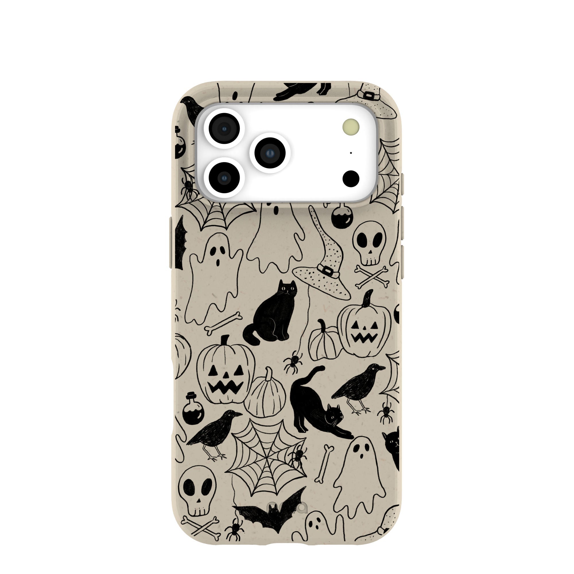 London Fog Sketchy Spirits iPhone 17 Pro Max Case | MagSafe Compatibility: With MagSafe Refurbished - Pela Case refurbished available on Cerqular