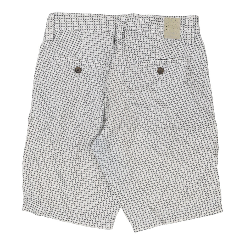 Cotton & Silk Shorts - 32W 11L Grey Cotton Refurbished - Thrifted (note: this is a term often used to describe second- refurbished available on Cerqular