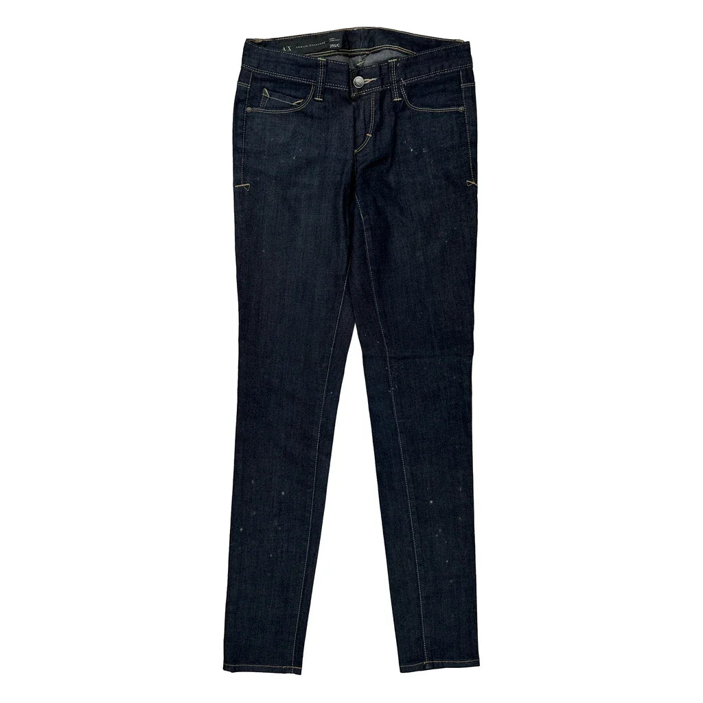 Armani Exchange Skinny Jeans - 27W UK 6 Dark Wash Denim Refurbished - Thrifted (note: this is a term often used to describe second- refurbished available on Cerqular