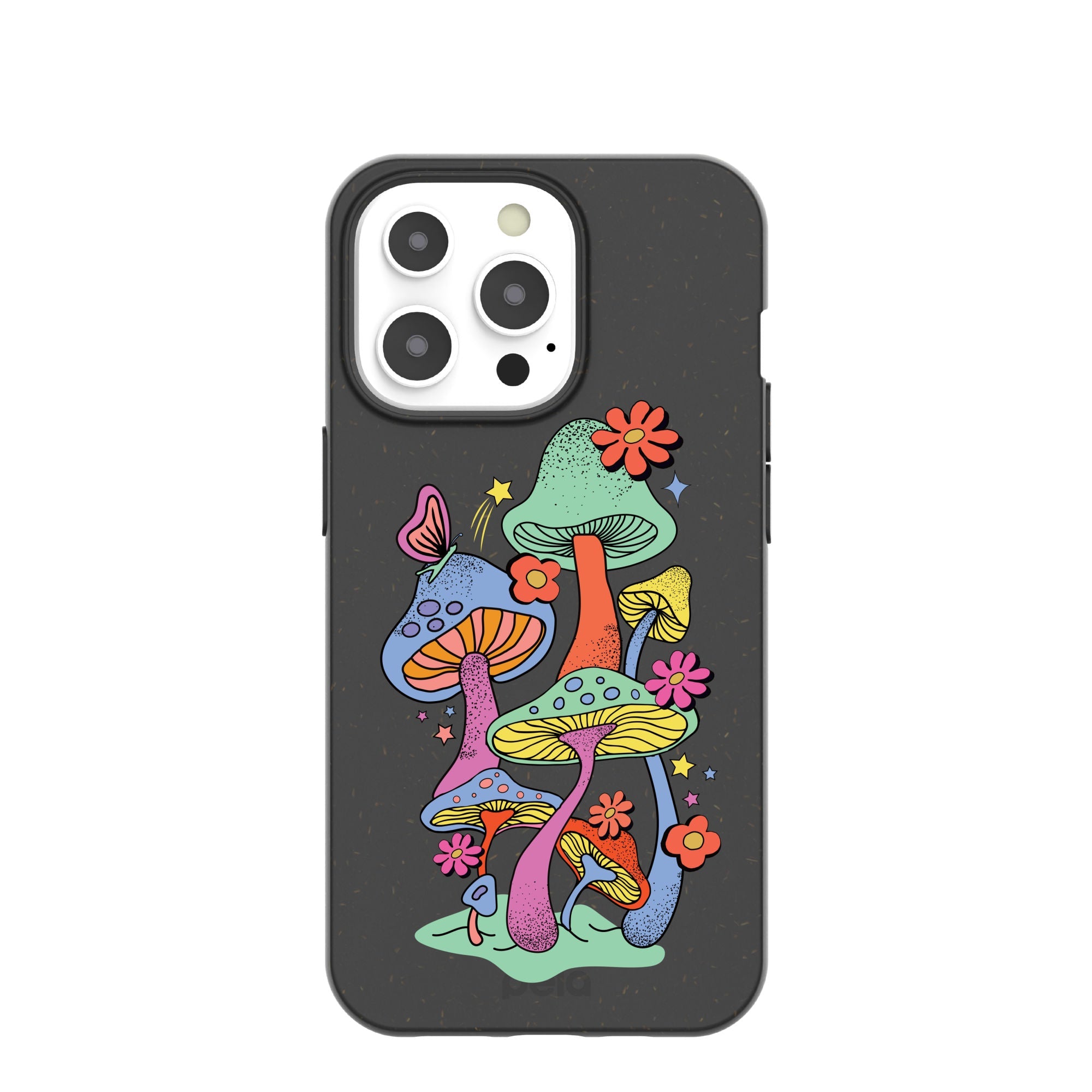 Black Magical Forest iPhone 13 Pro Case Refurbished - Pela Case refurbished available on Cerqular