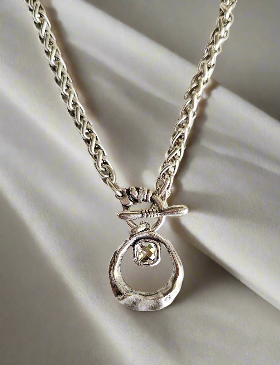 Infinity Crystal Necklace Refurbished - Mavis by Herrera refurbished available on Cerqular