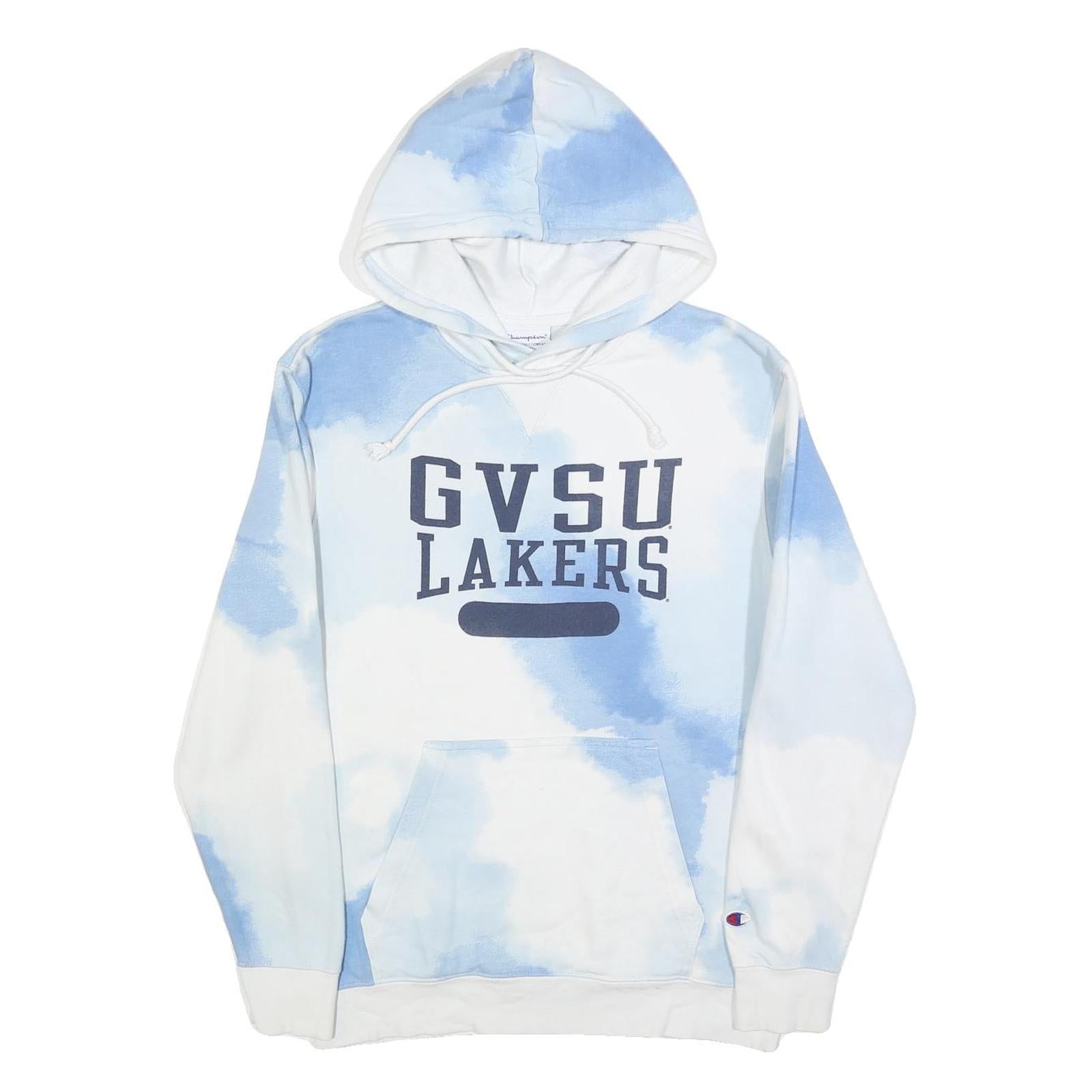 CHAMPION Mens Blue & White GVSU Lakers Pullover Hoodie S Cotton Blend Casual Refurbished - N/A refurbished available on Cerqular