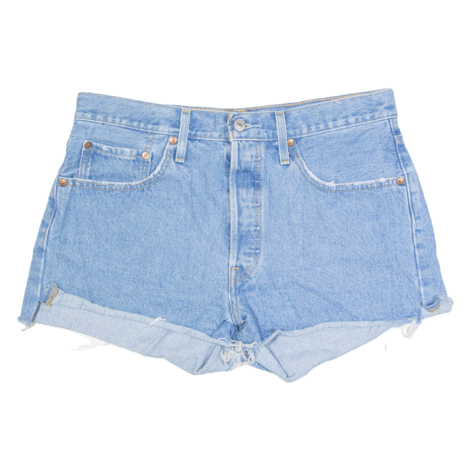 LEVI'S 501 BIG E Womens Denim Shorts Blue M W31 Refurbished - N/A refurbished available on Cerqular