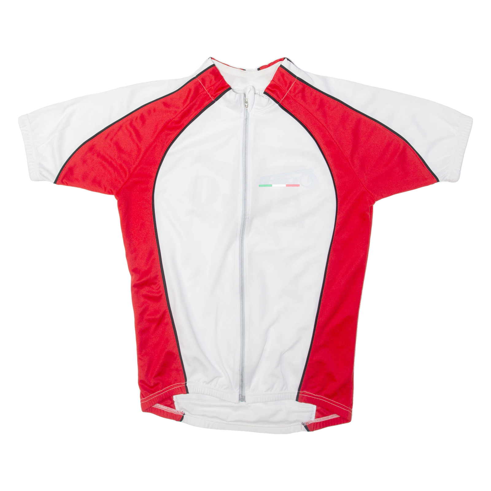 Full Zip Cycling Mens Jersey White M Refurbished - N/A refurbished available on Cerqular