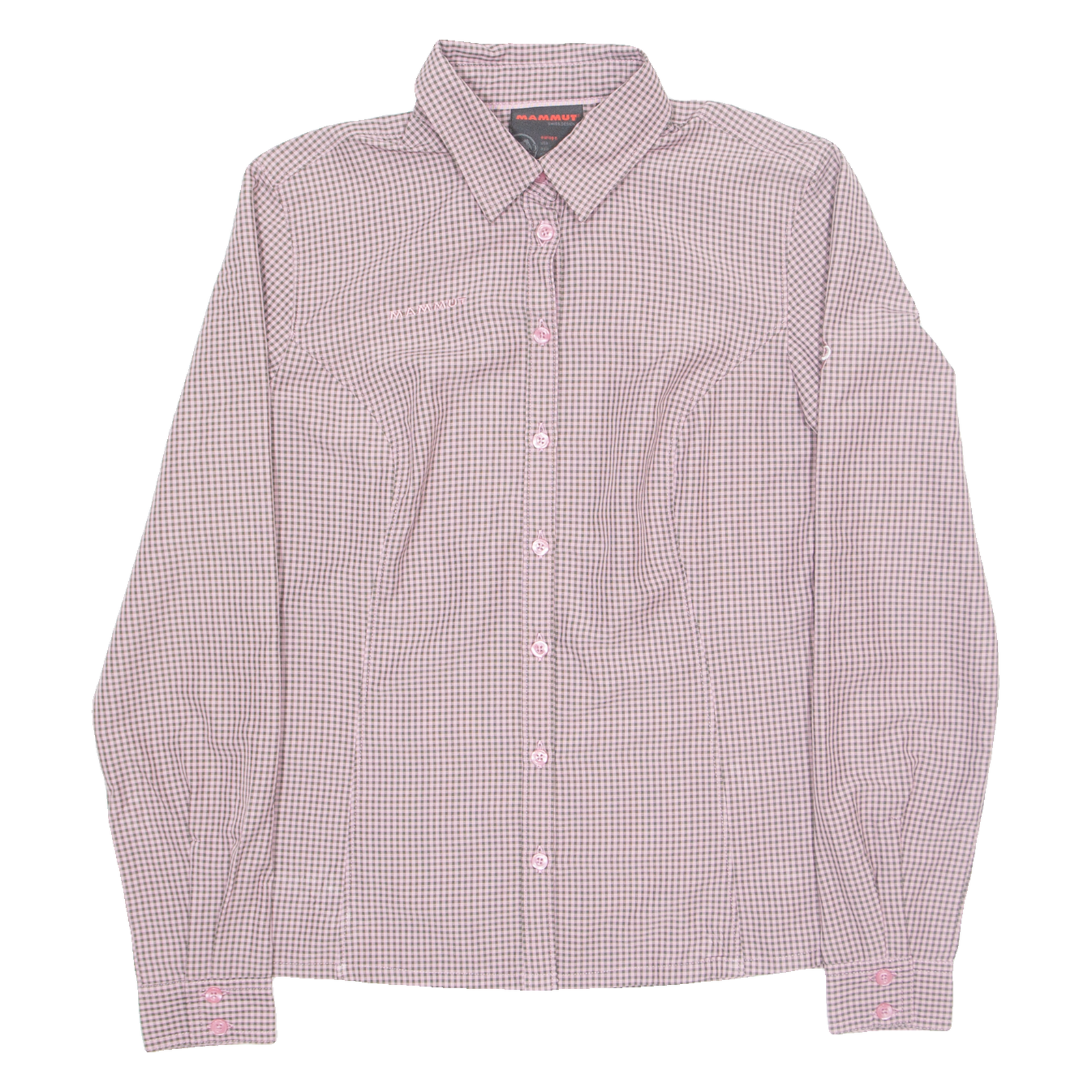 MAMMUT Mens Shirt Purple Check Long Sleeve S Refurbished - N/A refurbished available on Cerqular