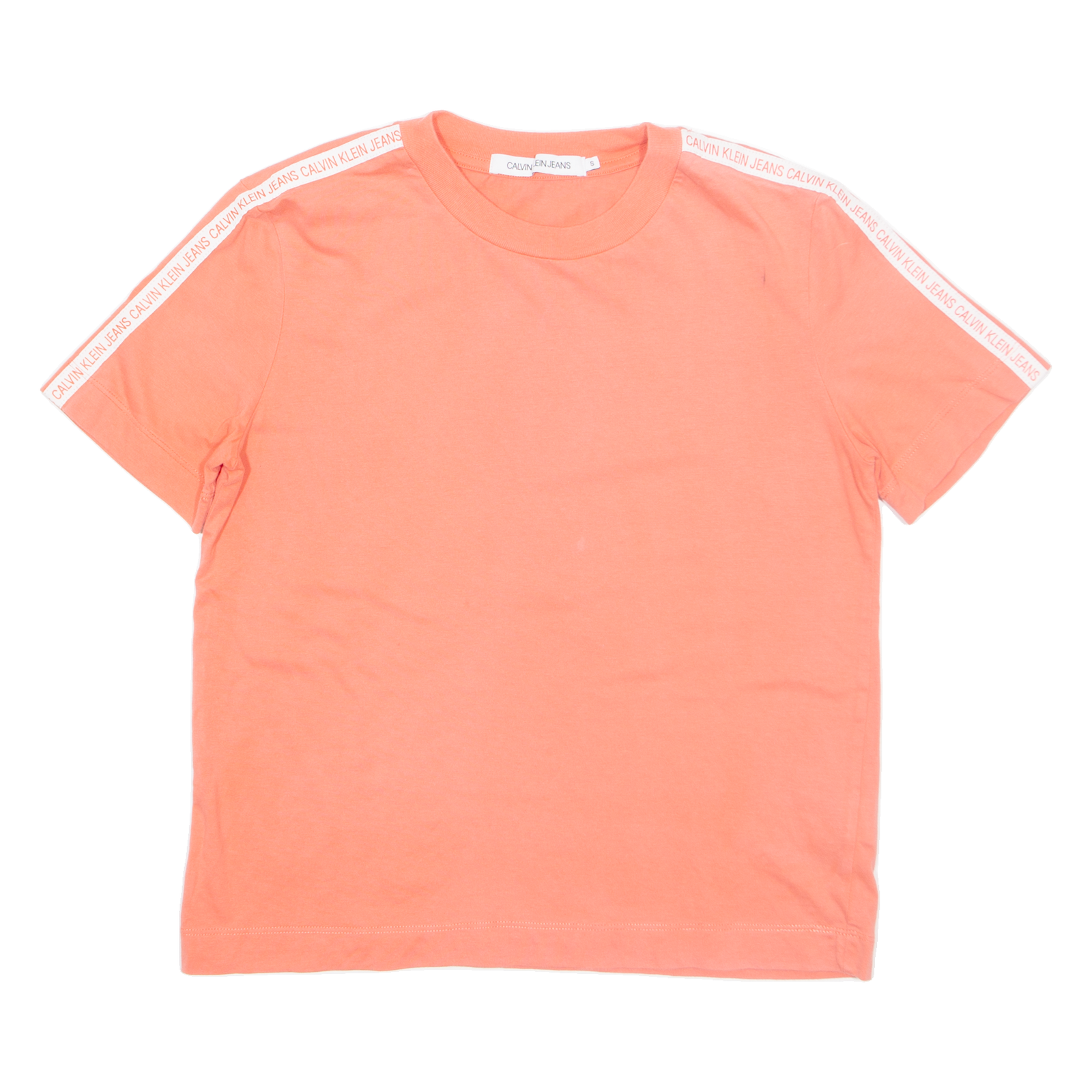 CALVIN KLEIN JEANS Womens T-Shirt Pink S Refurbished - N/A refurbished available on Cerqular