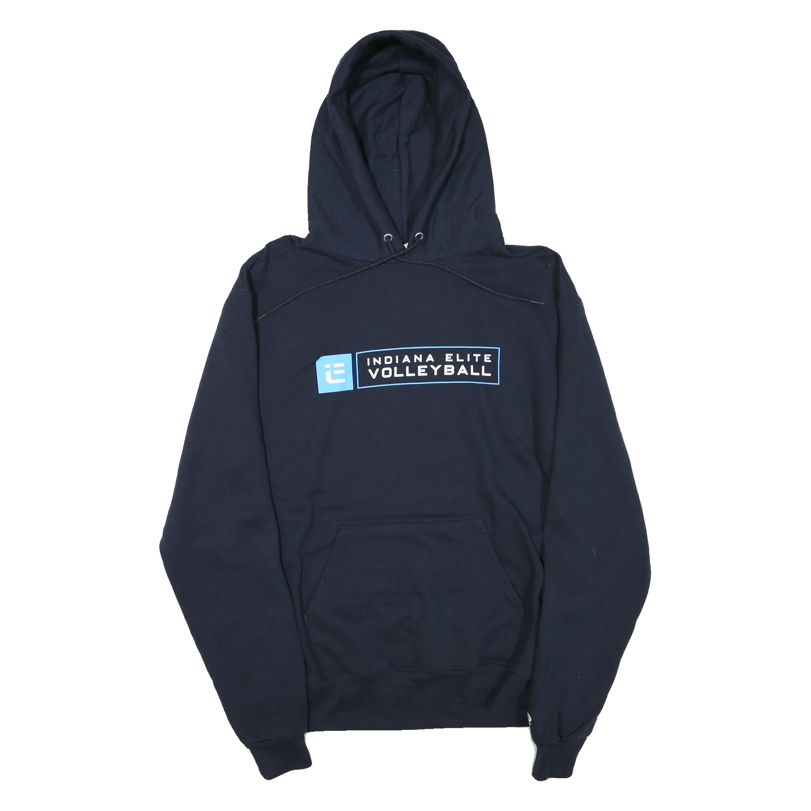 CHAMPION Mens Navy Blue Indiana Elite Volleyball Hoodie M Cotton Blend Pullover Refurbished - N/A refurbished available on Cerqular