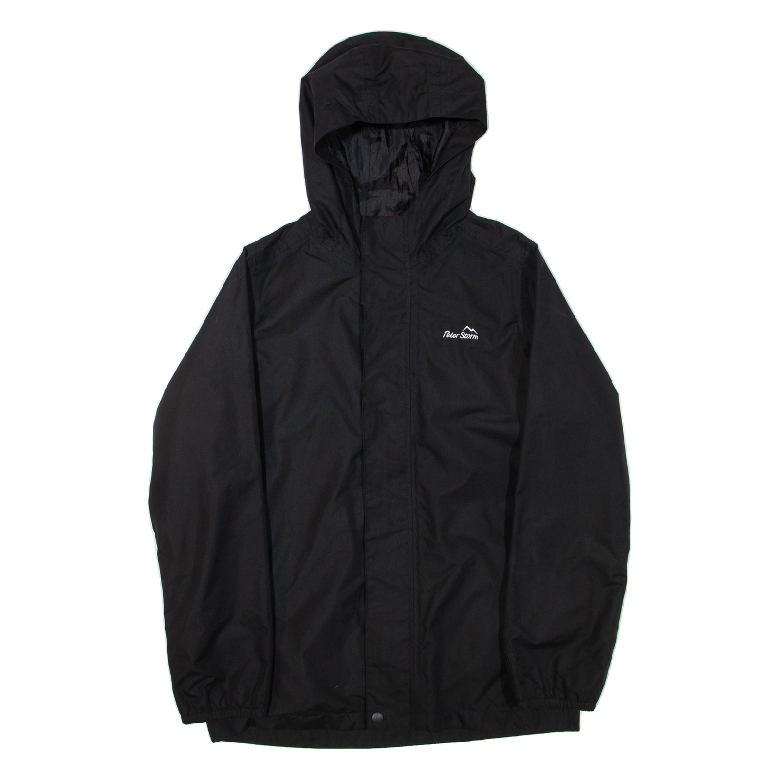 PETER STORM Mens Jacket Black Hooded S Refurbished - N/A refurbished available on Cerqular