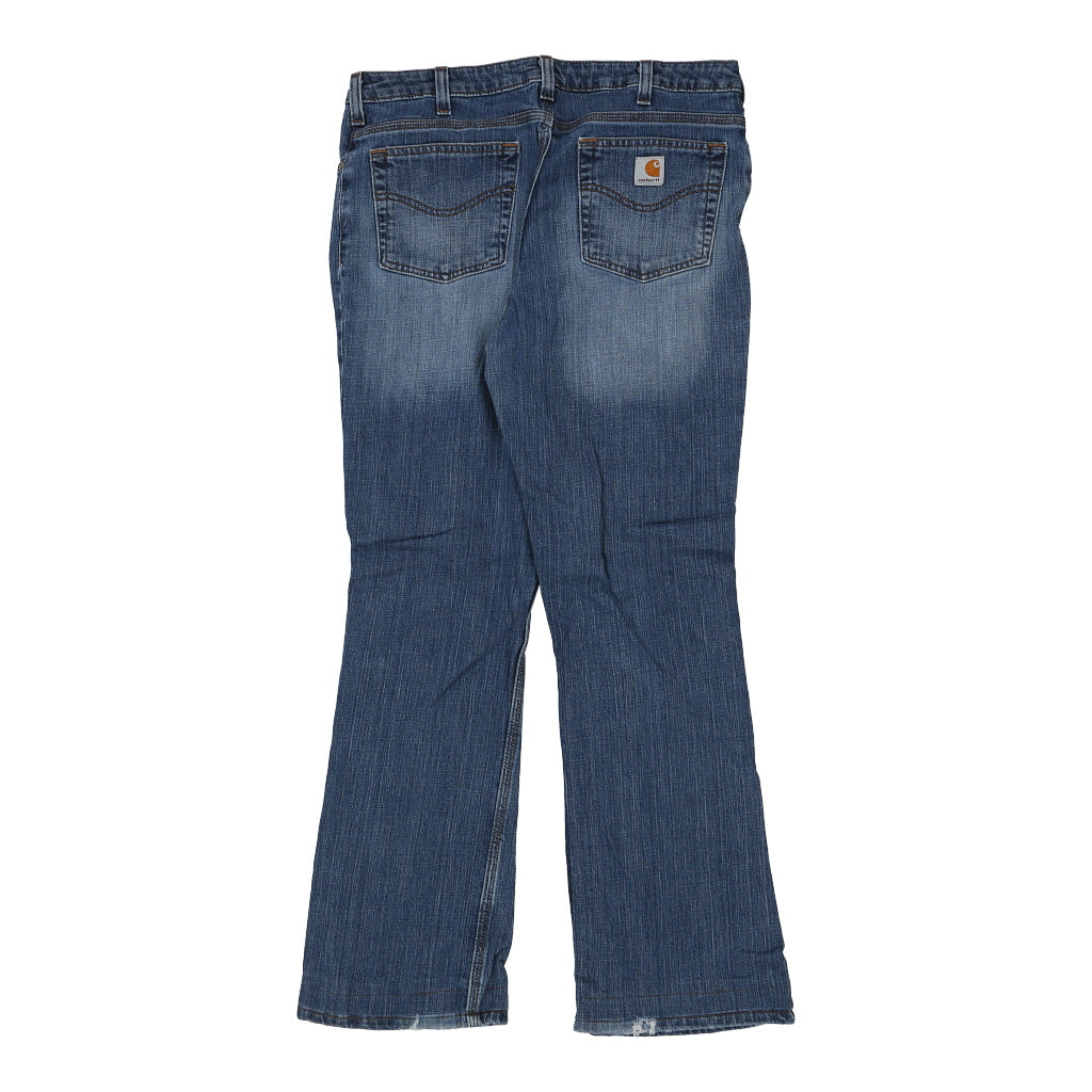 Buy Carhartt Jeans - 37W 32L Blue Cotton Blend Refurbished - $66.32 Carhartt Jeans - 37W 32L Blue Cotton Blend Refurbished - Thrifted (note: this is a term often used to describe second- refurbished available on Cerqular