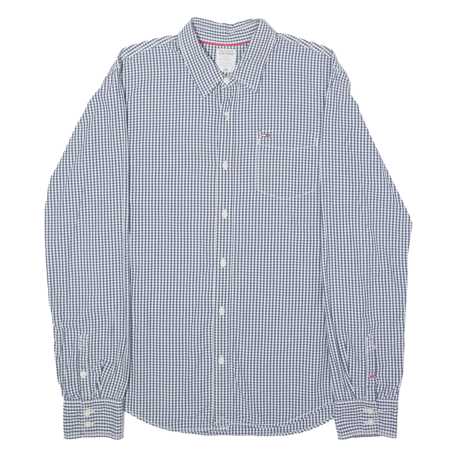 Buy TOMMY HILFIGER Mens Shirt Blue Gingham Long Sleeve M Refurbished - $17.15 TOMMY HILFIGER Mens Shirt Blue Gingham Long Sleeve M Refurbished - N/A refurbished available on Cerqular