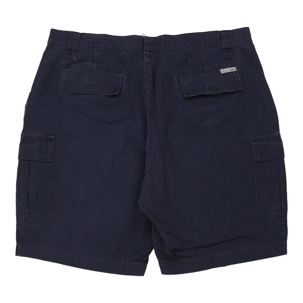 Esse Emme Cargo Shorts - 38W 10L Navy Cotton | Size: 38"" waist Refurbished - Thrifted (note: this is a term often used to describe second- refurbished available on Cerqular