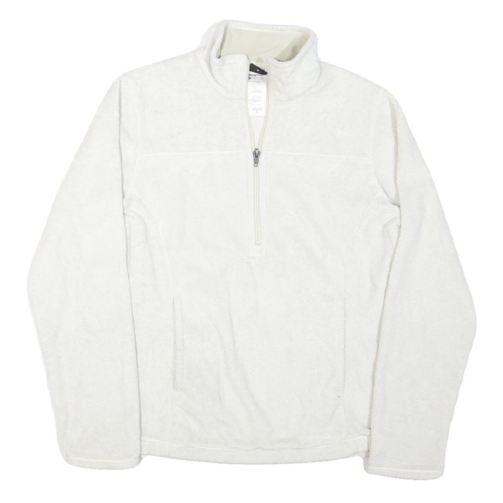 Buy PATAGONIA Womens White Fleece Jacket M Polyester Blend Zip Plain Warm Outdoor Refurbished - $63.69 PATAGONIA Womens White Fleece Jacket M Polyester Blend Zip Plain Warm Outdoor Refurbished - N/A refurbished available on Cerqular