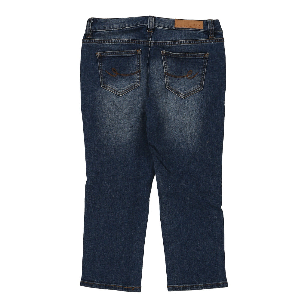 Edc Skinny Denim Shorts - 30W UK 8 Blue Cotton Refurbished - Thrifted (note: this is a term often used to describe second- refurbished available on Cerqular