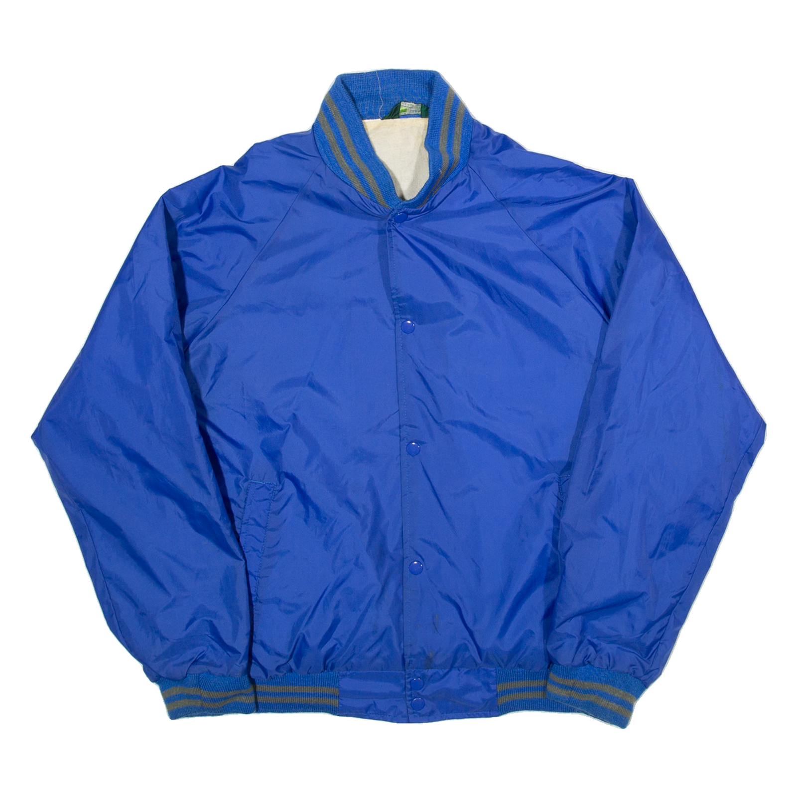 HABAND OF PATERSON Mens Bomber Jacket Blue M Refurbished - N/A refurbished available on Cerqular