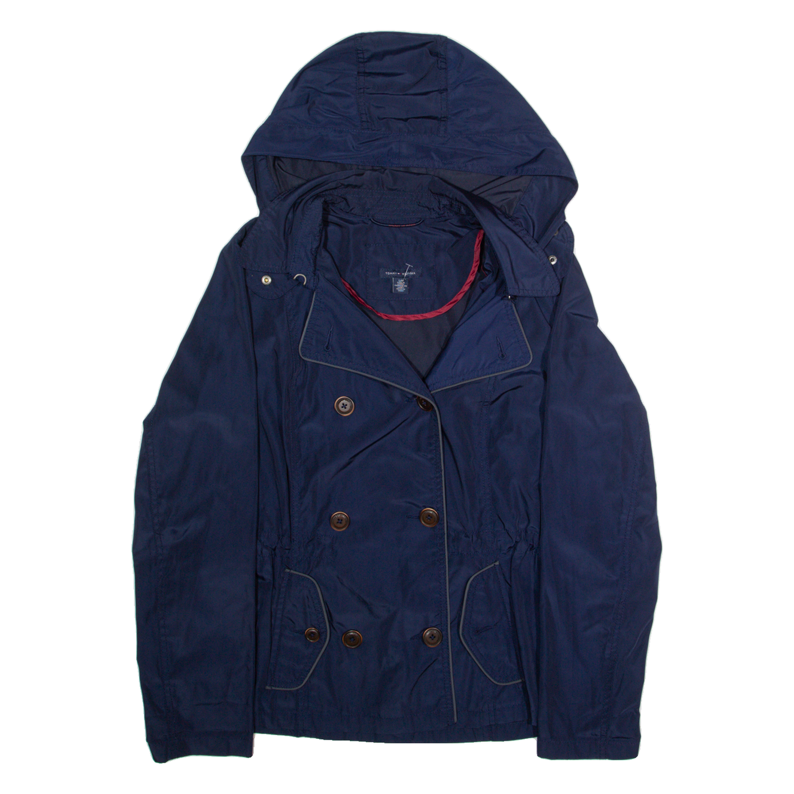 TOMMY HILFIGER Womens Jacket Blue Hooded S Refurbished - N/A refurbished available on Cerqular