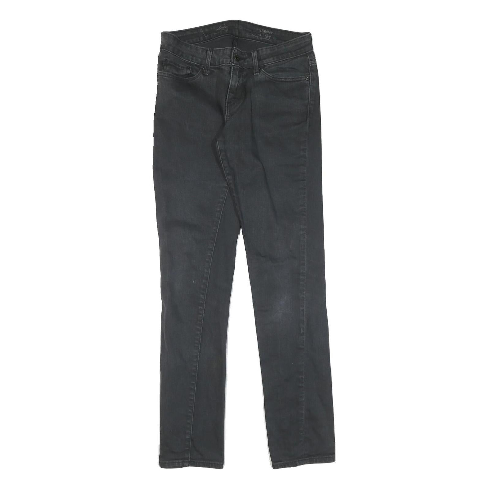 LEVI'S Womens Jeans Black Slim Skinny Denim Medium W28 L30 Stylish Comfort Refurbished - N/A refurbished available on Cerqular