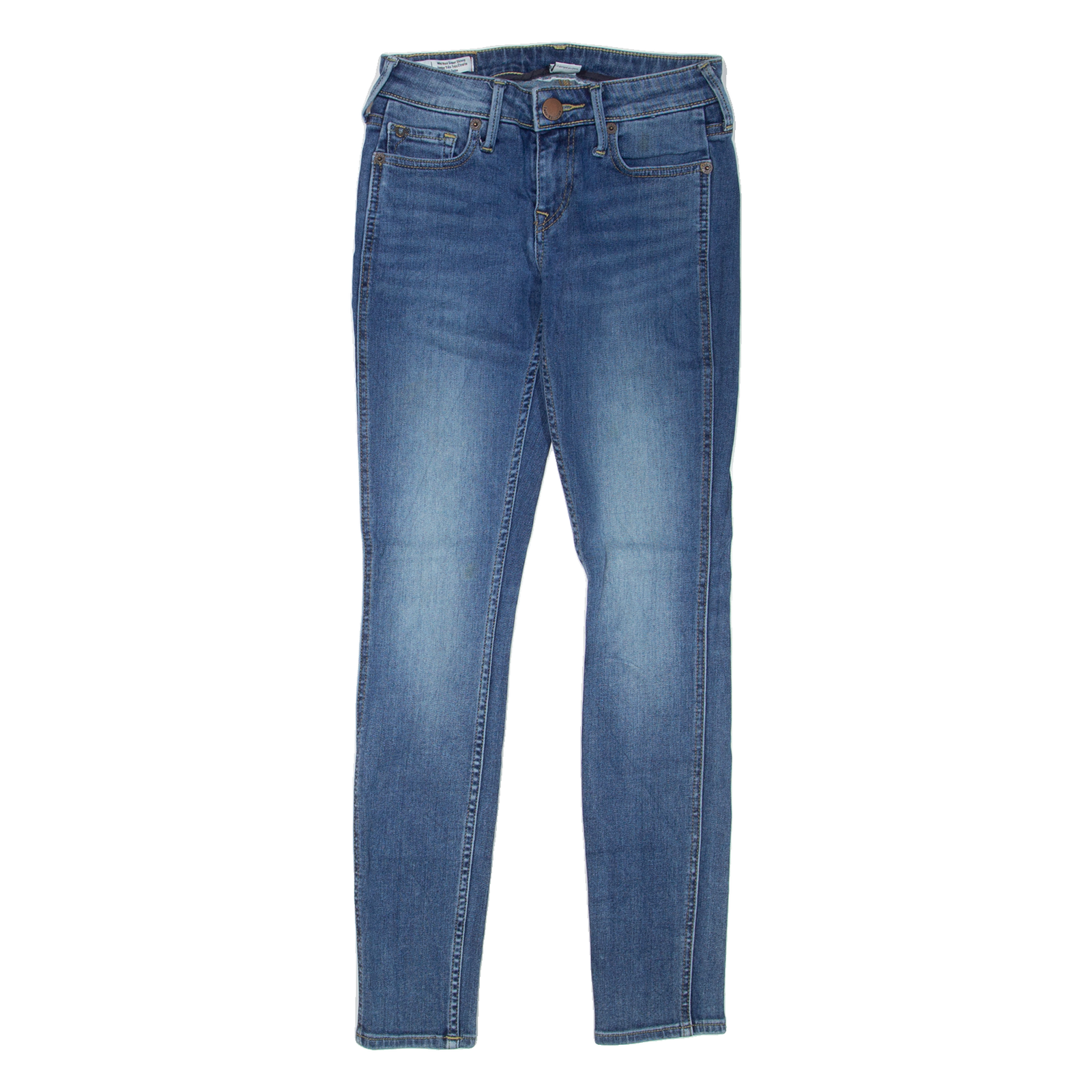 TRUE RELIGION Halle Womens Jeans Blue Slim Skinny Stone Wash W24 L28 Refurbished - N/A refurbished available on Cerqular